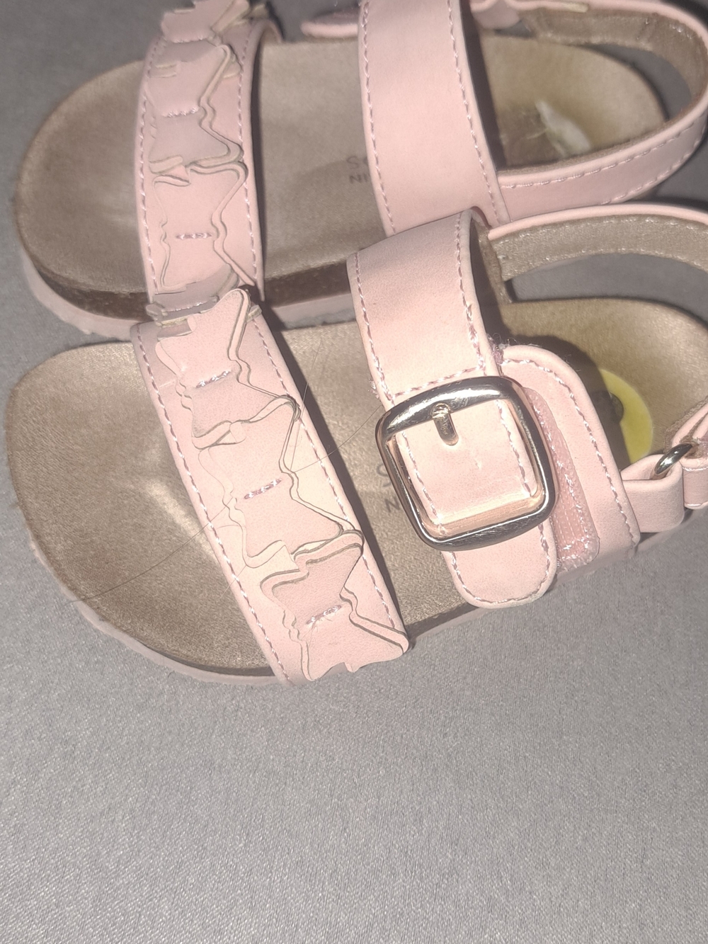 Kids Pink Buckle sandals All 3